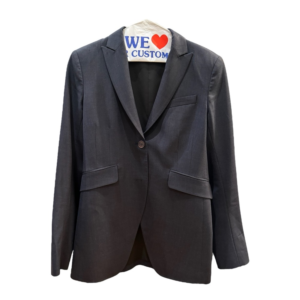 Theory Navy Wool Carissa Blazer 6